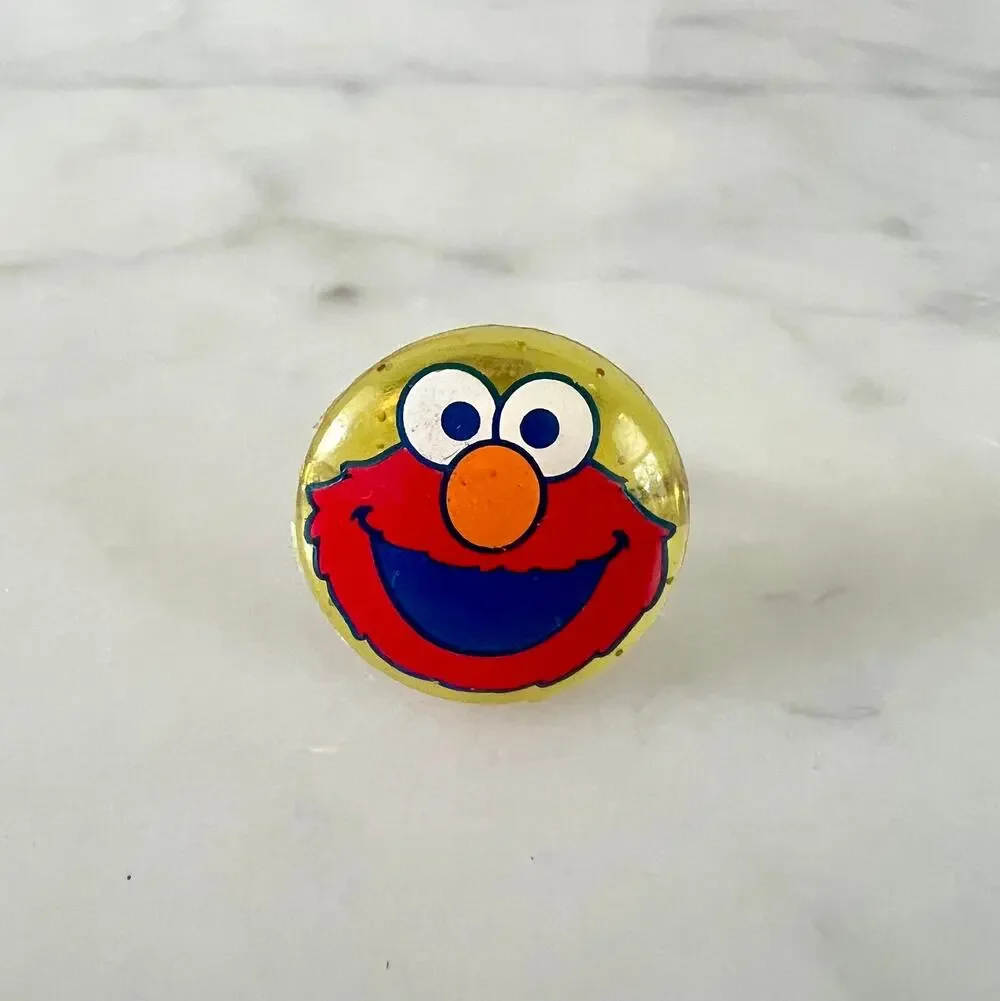 Vintage Elmo Kidcore Adjustable Ring